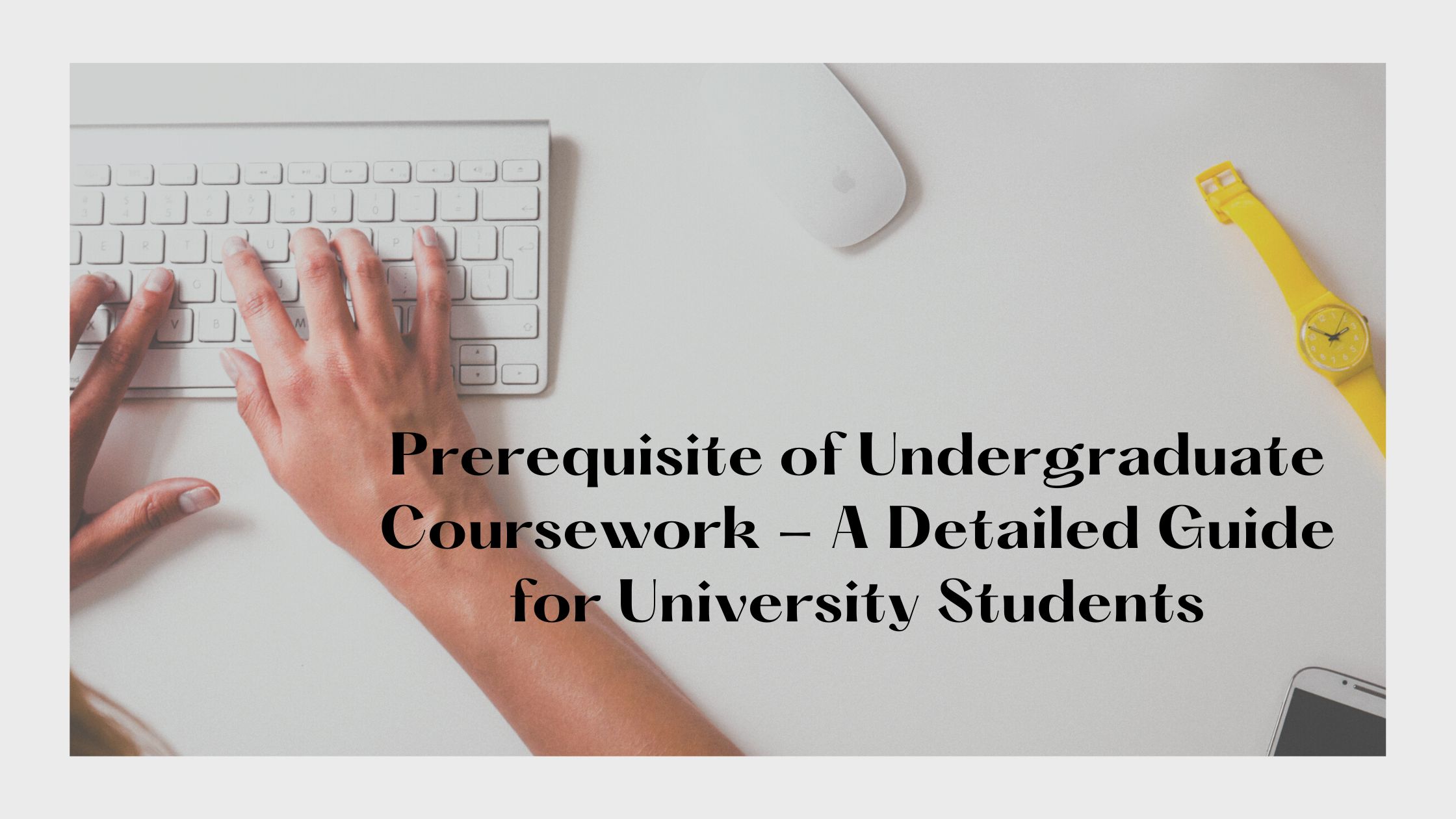 Undergraduate Coursework