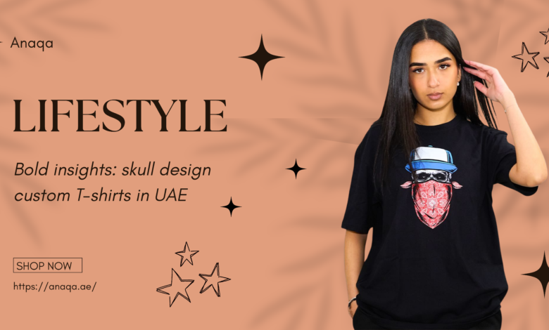 skull design custom T-shirts in UAE