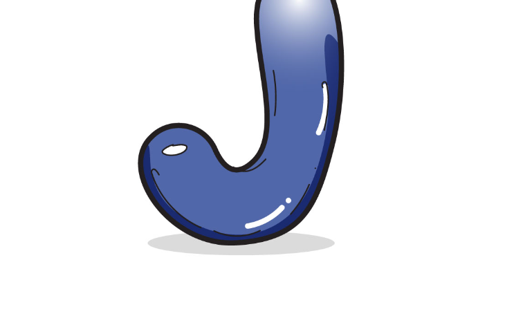 Bubble Letter J – How to Draw Your Bubble Letter J