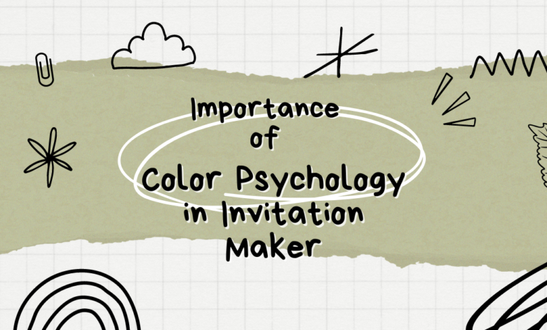 Color Psychology in Invitation Maker