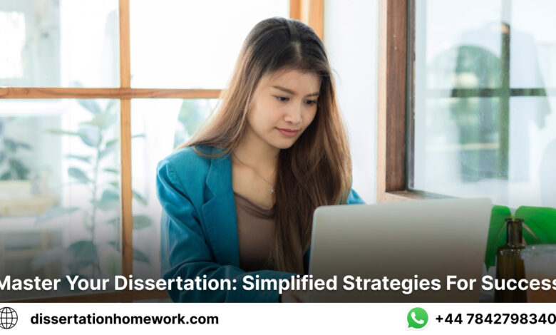 Dissertation Strategies For Success