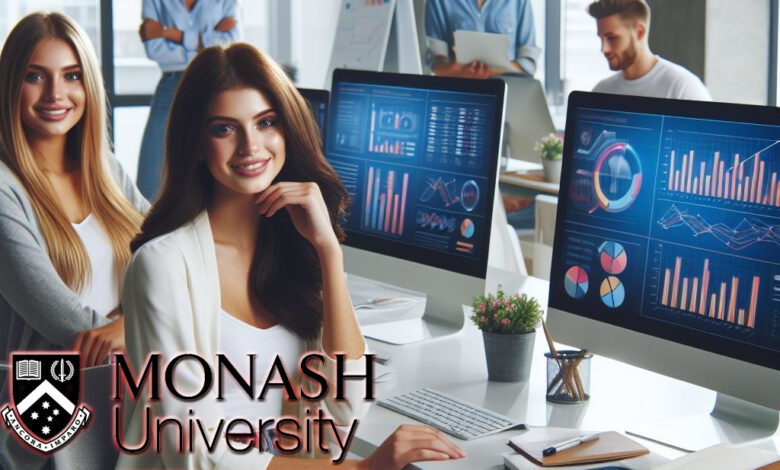 Students studying in a top university Monash Malaysia