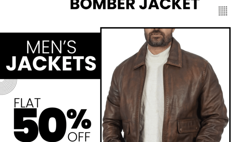male bomber jacket