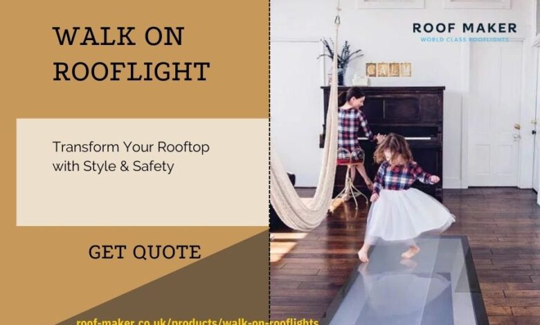 walk on rooflight