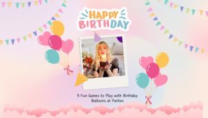 Pink Colorful Happy Birthday Instagram Story WingsMyPost