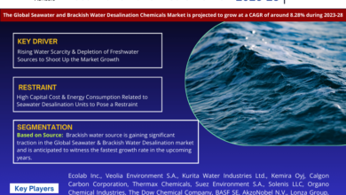 Global Seawater and Brackish Water Desalination Chemicals Market