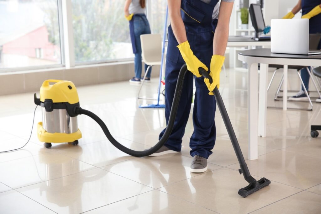 commercial cleaning services.