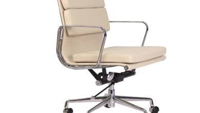 cream office chair
