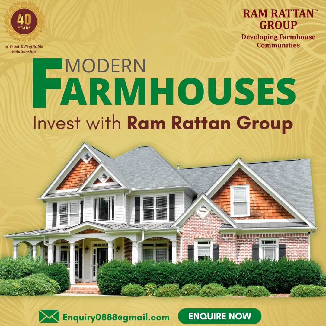 Elevate Your Lifestyle with Ram Rattan Farmhouses in Gurgaon