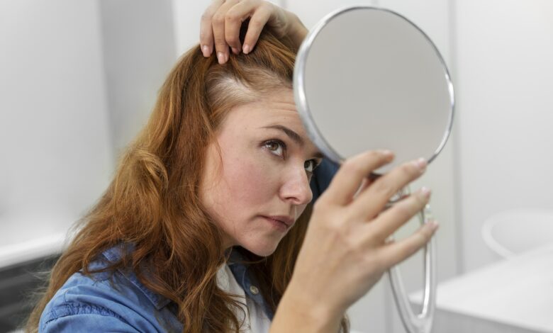 woman getting hair loss treatment clinic WingsMyPost