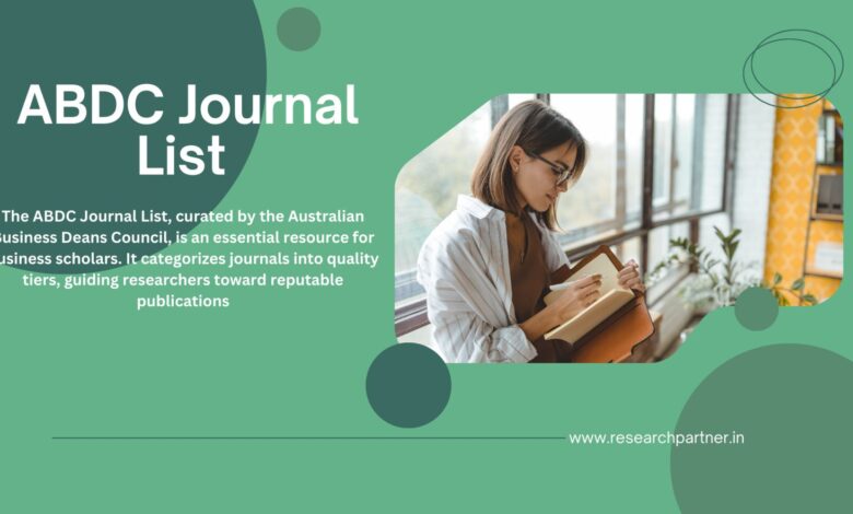 ABDC Journal List