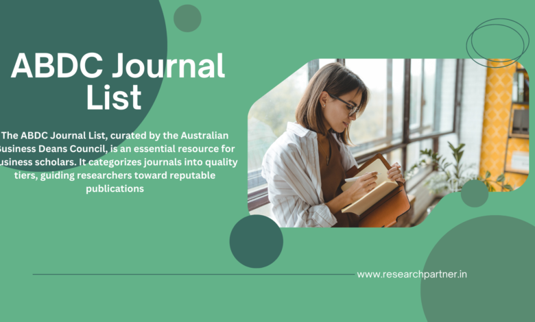 abdc journal list