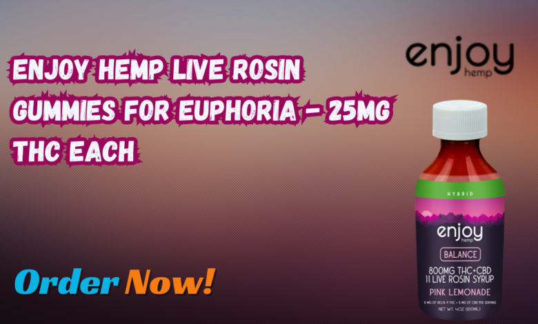 Live Rosin Gummies for Euphoria