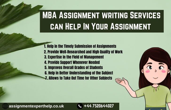 MBA assignment writing services