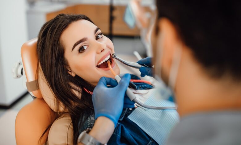 young female patient visiting dentist office WingsMyPost