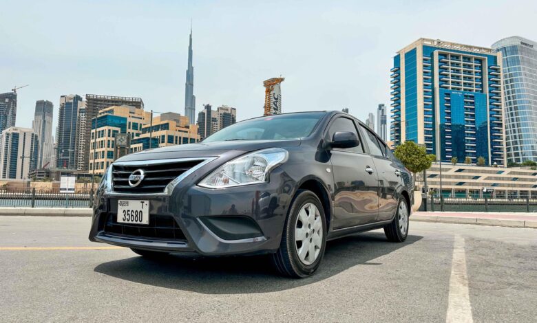 Hire a Nissan Sunny in Dubai