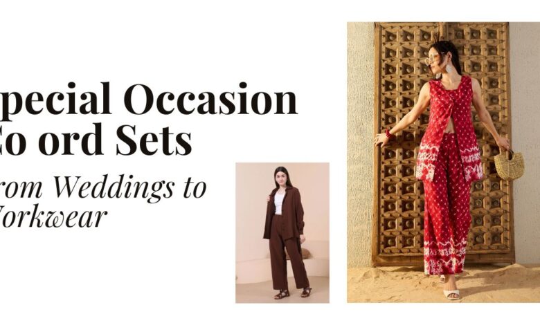 Special Occasion Co ord Sets for Women From Weddings to Workwear