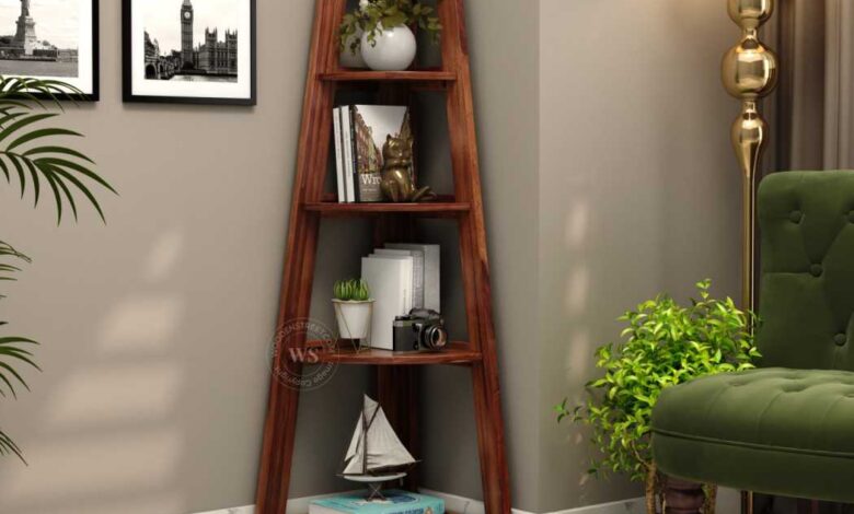 book rack wooden street