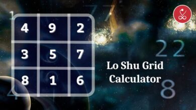 Lo shu Grid Calculator