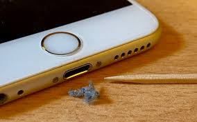 how to clean iPhone charging port