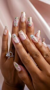 wedding nail art pastel nail art 1268167 1050 WingsMyPost