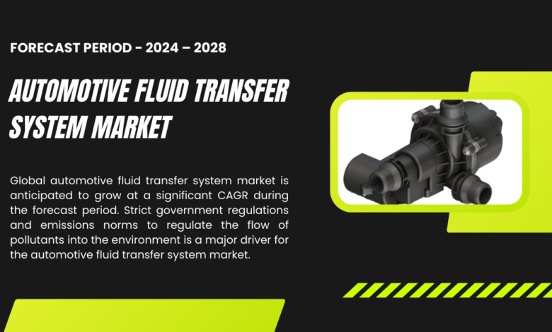 The global automotive fluid transfer system market is anticipated to grow at a CAGR during the forecast period. Free Sample.