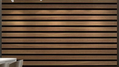 Brown Colour Horizontal Stripes Wooden Wallpaper Murals WingsMyPost