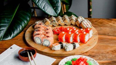 sushi and sashimi in Dubai