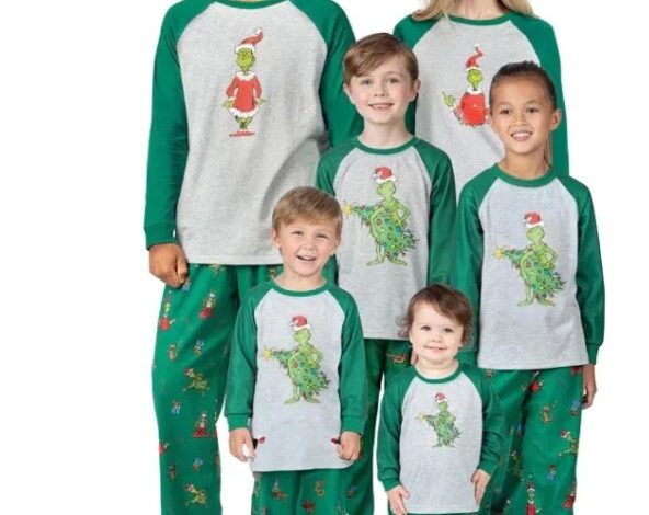 Grinch pajamas