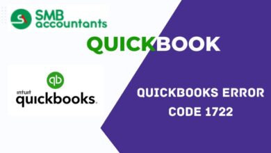 QuickBooks Error 1722