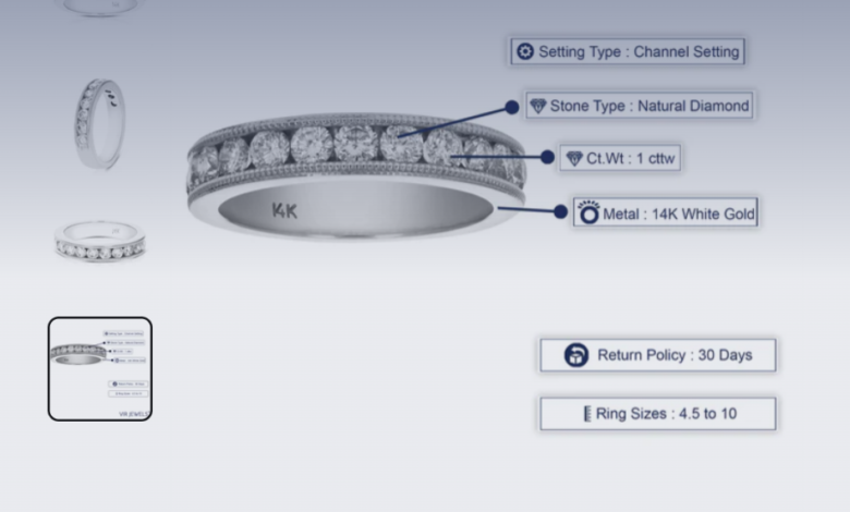 White Gold Wedding Bands for Men & Women – Vir Jewels